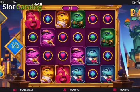 Скрин7. Rich Raptors слот