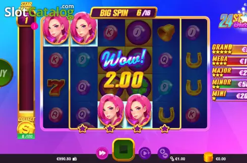 Скрин4. 24 Stars Dream слот