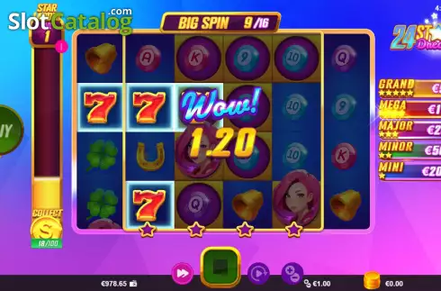 Скрин5. 24 Stars Dream слот