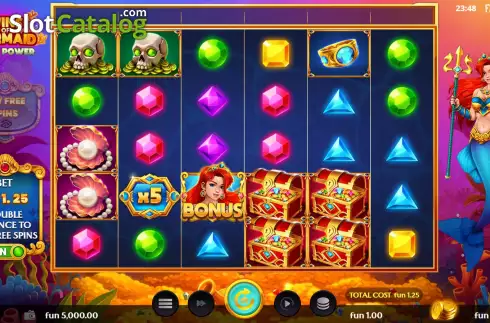 Скрин3. Wins of Mermaid Multipower слот