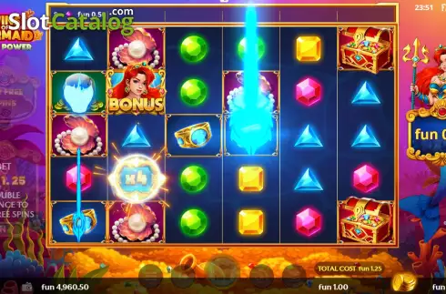 Скрин5. Wins of Mermaid Multipower слот