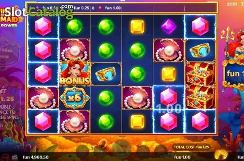 Скрин6. Wins of Mermaid Multipower слот