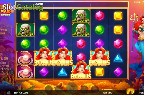 Скрин8. Wins of Mermaid Multipower слот