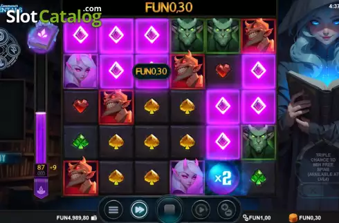 Скрин6. Shadow Summoner Elementals слот