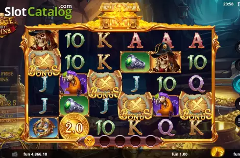 Скрин7. Pirate Multi Coins слот