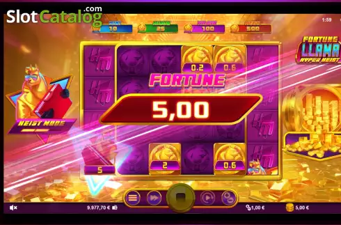 Скрин3. Fortune Llama Hyper Heist слот