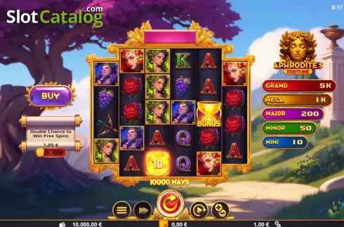 Скрин2. Aphrodite’s Fortune слот
