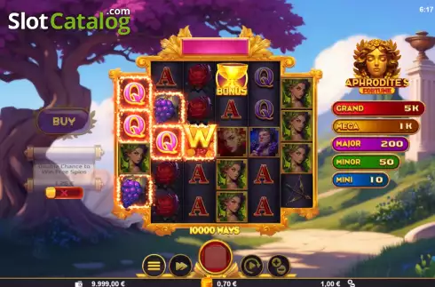 Скрин3. Aphrodite’s Fortune слот