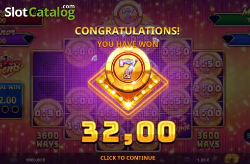 Скрин3. 7 & Gems слот
