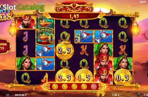 Скрин2. 1001 Nights of Riches слот