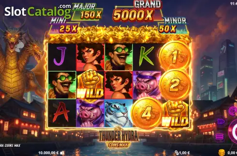 Скрин2. Thunder Hydra Coins Max слот