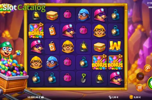 Скрин2. Miner Moles слот