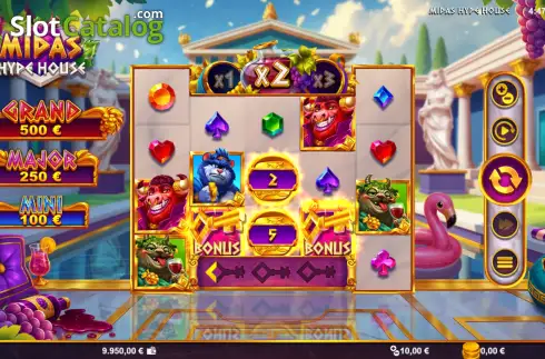 Скрин2. Midas Hype House слот