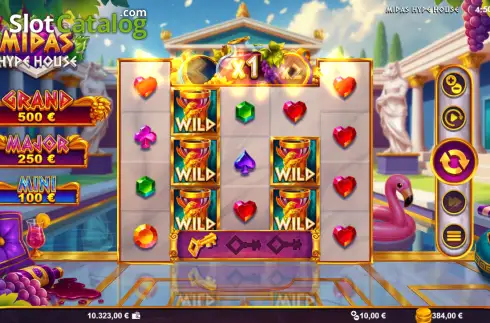 Скрин3. Midas Hype House слот
