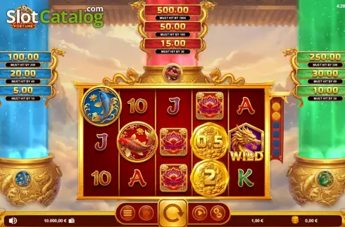 Скрин2. Koi Falls: Flowing Fortune слот