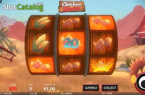 Скрин3. Chicken Storm слот