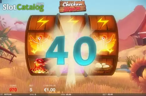 Скрин4. Chicken Storm слот
