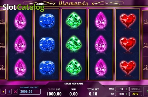 Скрин2. Diamonds (Fazi) слот