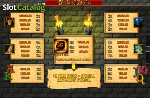 Скрин4. Book of Spells (Fazi) слот