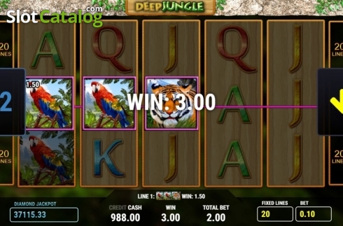 Скрин3. Deep Jungle слот