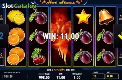 Скрин4. Hot Stars (Fazi) слот