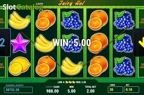 Скрин3. Juicy Hot слот
