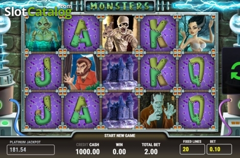 Скрин2. Monsters (Fazi) слот