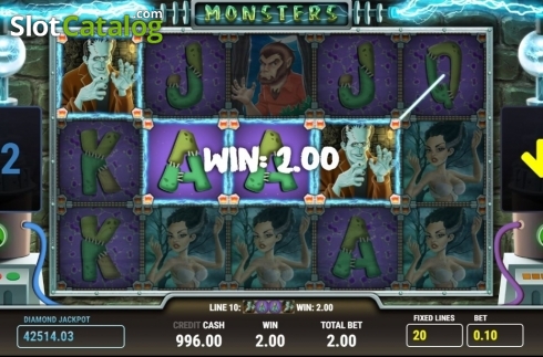 Скрин3. Monsters (Fazi) слот