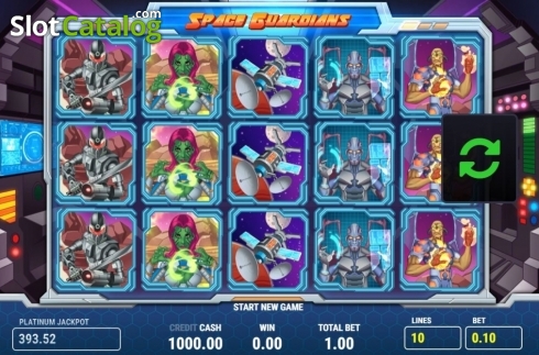 Скрин2. Space Guardians слот
