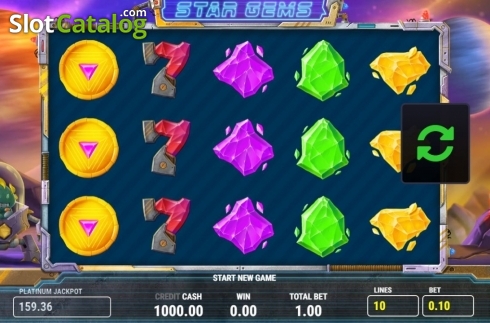 Скрин2. Star Gems (Fazi) слот