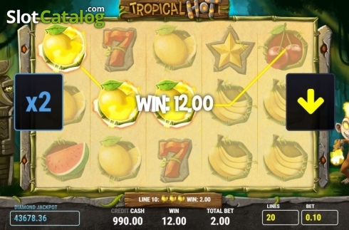 Скрин3. Tropical Hot слот