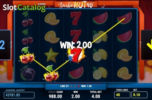 Скрин3. Turbo Hot 40 слот