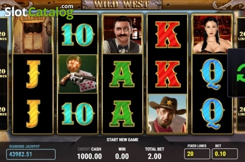Скрин2. Wild West (Fazi) слот