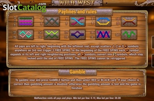 Скрин5. Wild West (Fazi) слот
