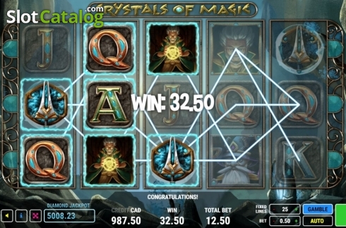 Скрин3. Crystals of Magic слот