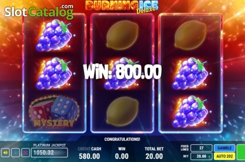 Скрин4. Burning Ice Deluxe слот