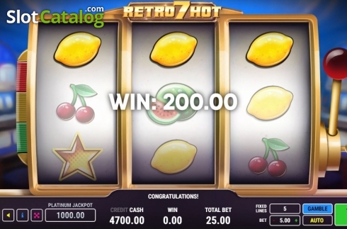 Скрин3. Retro 7 Hot слот