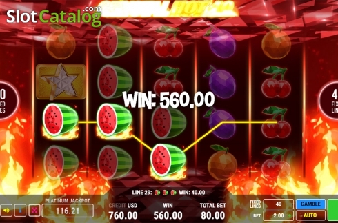 Скрин2. Crystal Hot 40 слот