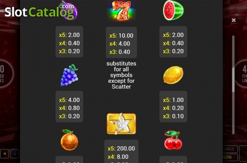 Скрин8. Crystal Hot 40 слот