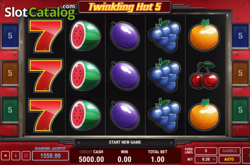 Скрин2. Twinkling Hot 5 слот