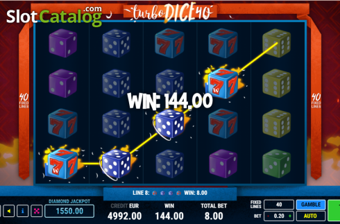 Скрин3. Turbo Dice 40 слот