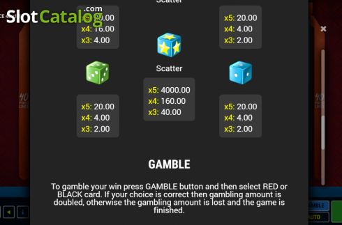 Скрин7. Turbo Dice 40 слот