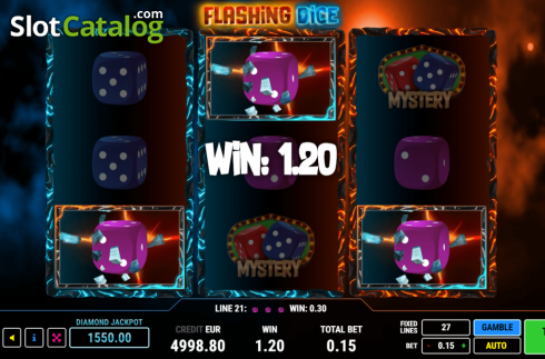 Скрин3. Flashing Dice слот