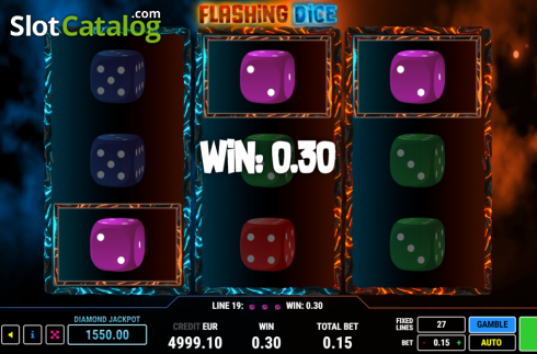 Скрин4. Flashing Dice слот