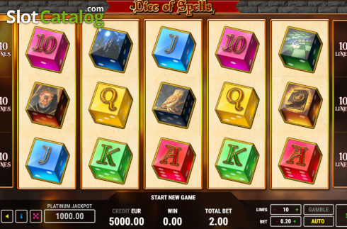 Скрин2. Dice of Spells слот