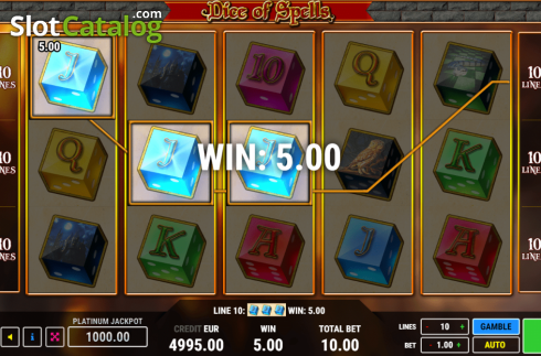 Скрин4. Dice of Spells слот