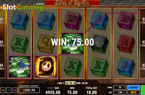 Скрин6. Dice of Spells слот