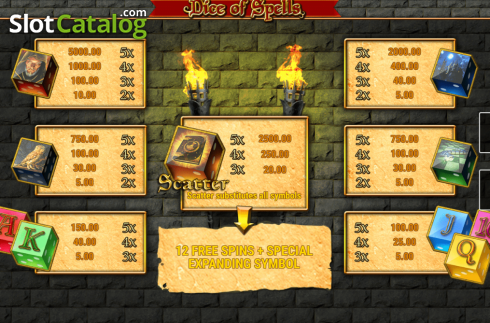 Скрин7. Dice of Spells слот