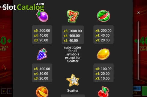 Скрин9. Crystal Hot 40 Deluxe слот