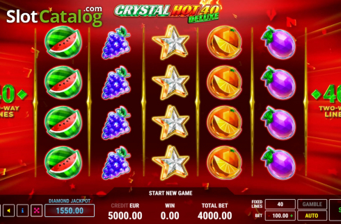Скрин2. Crystal Hot 40 Deluxe слот